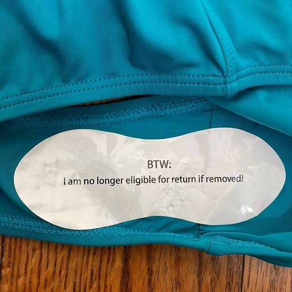 Andie The Malibu One Piece LT Swimsuit Baltic Blue size M Tall NWT long torso - Picture 3 of 6